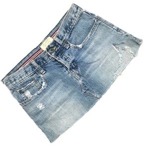 Abercrombie & Fitch | Blue Denim Mini Skirt